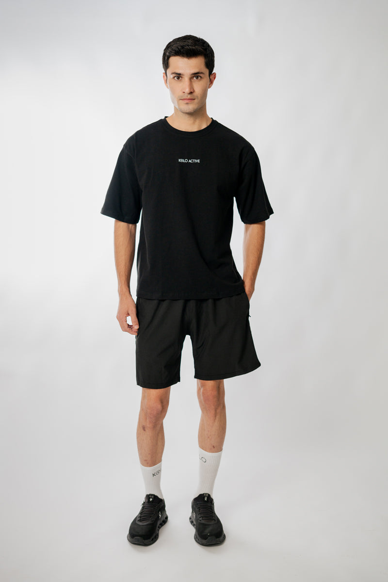 Core Oversized Tee – Black