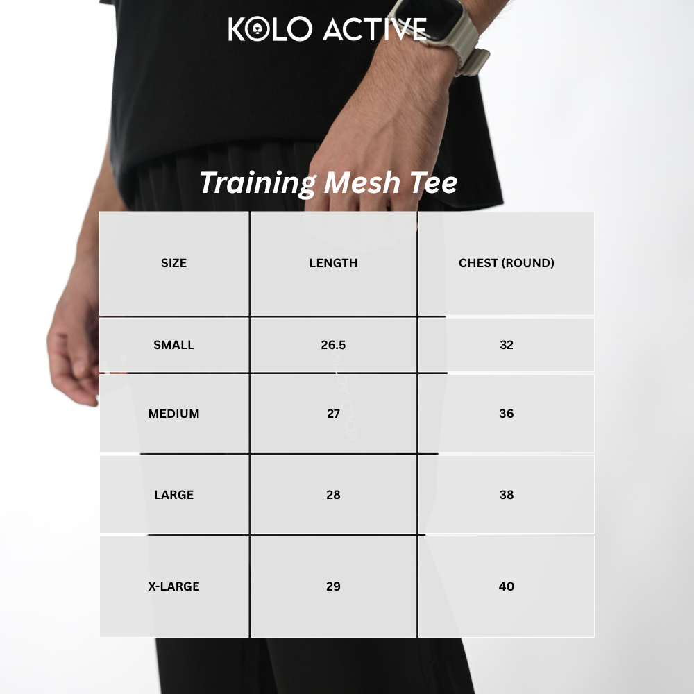Training Mesh Tee - Black