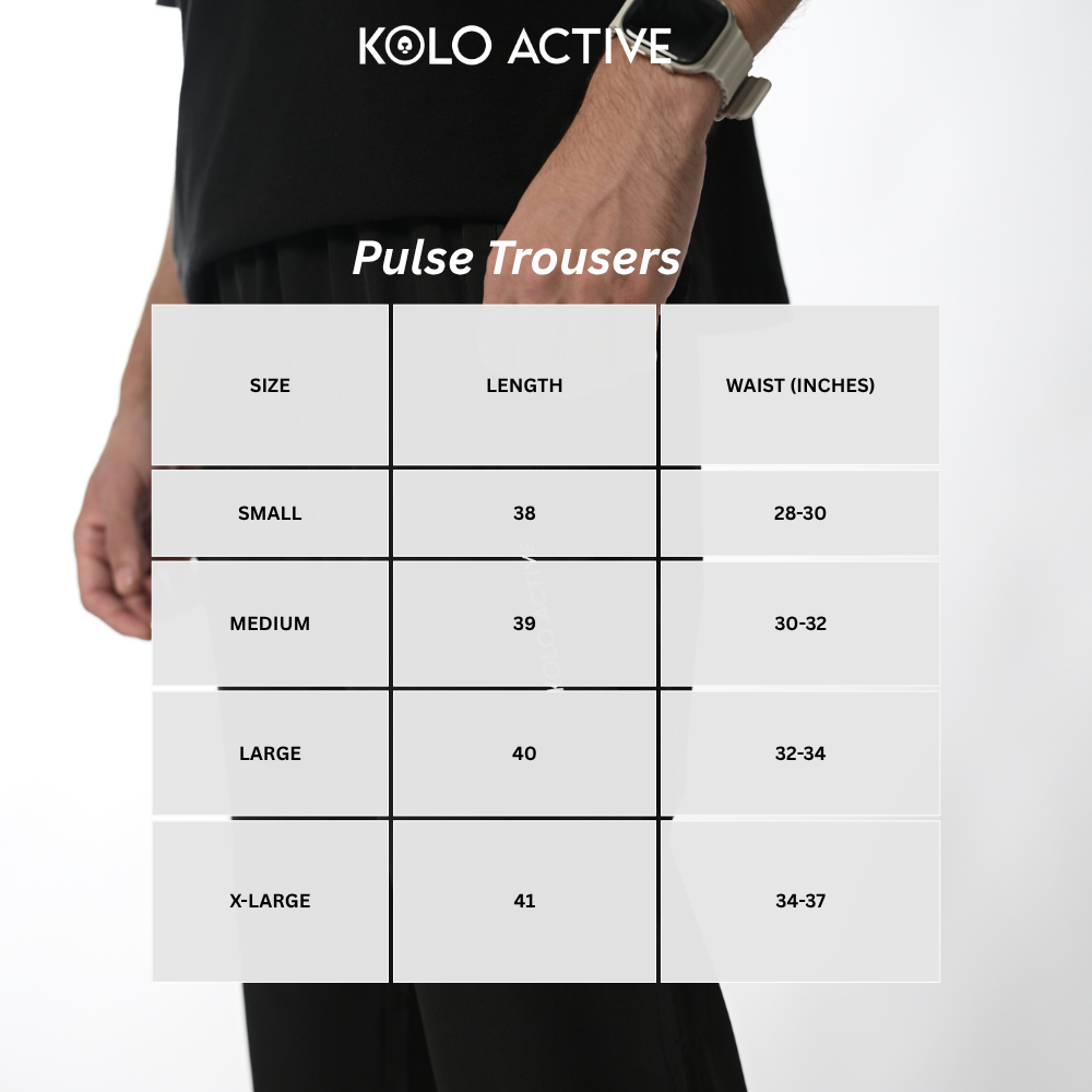 Kolo Active Pulse Trousers - Black